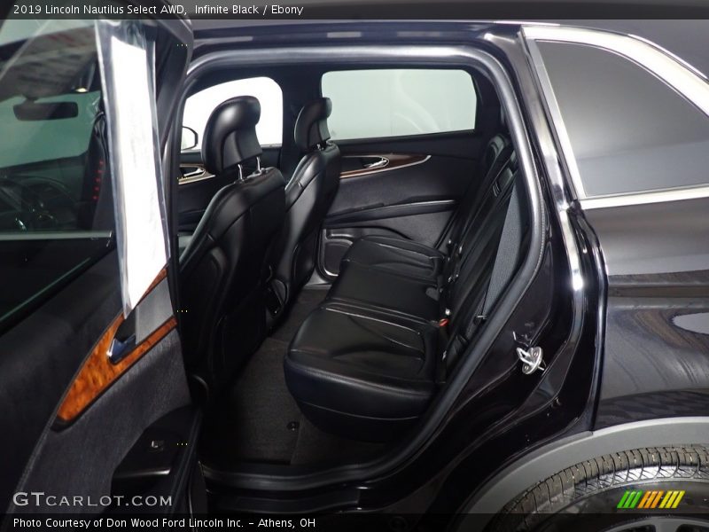 Rear Seat of 2019 Nautilus Select AWD