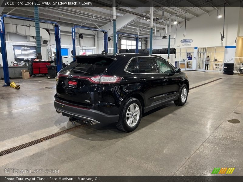 Shadow Black / Ebony 2018 Ford Edge SEL AWD