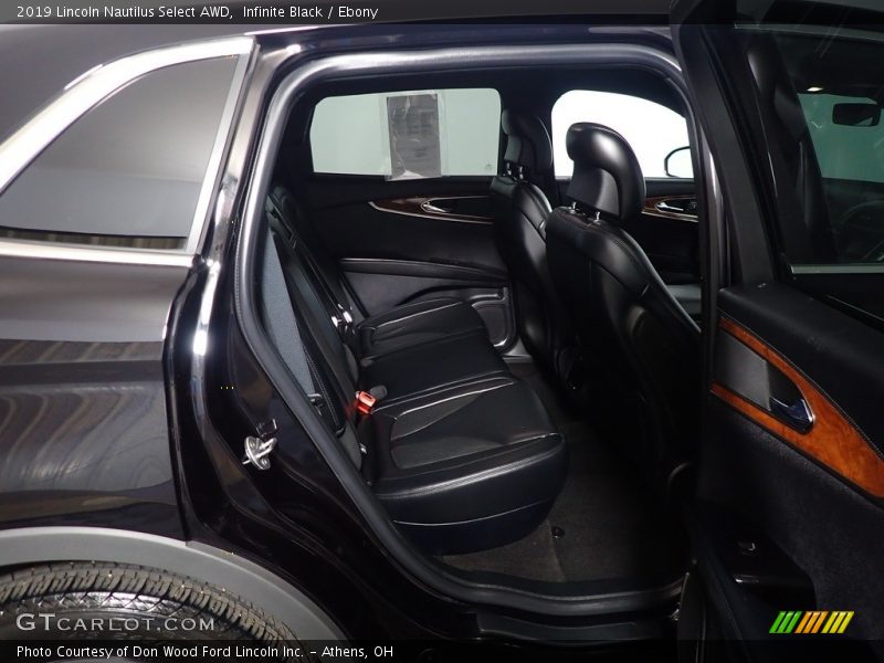 Rear Seat of 2019 Nautilus Select AWD