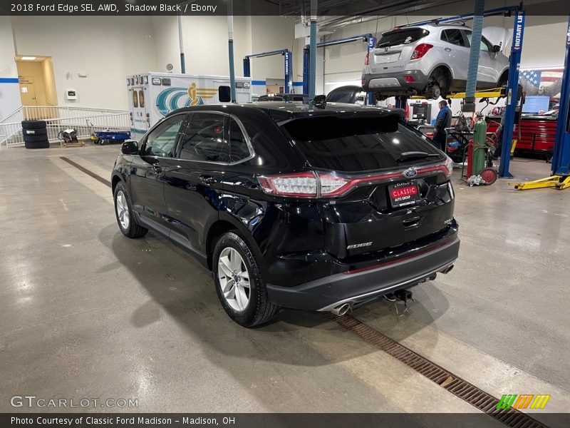 Shadow Black / Ebony 2018 Ford Edge SEL AWD