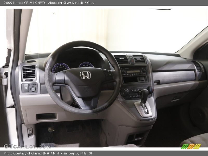 Alabaster Silver Metallic / Gray 2009 Honda CR-V LX 4WD