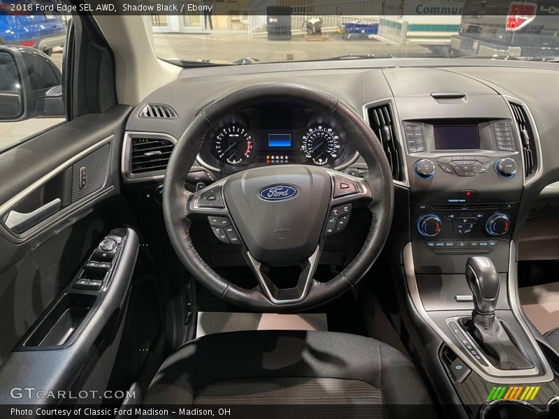 Shadow Black / Ebony 2018 Ford Edge SEL AWD