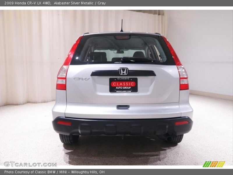 Alabaster Silver Metallic / Gray 2009 Honda CR-V LX 4WD