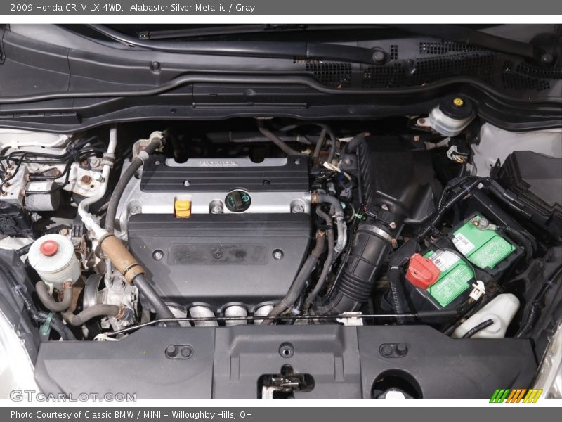 Alabaster Silver Metallic / Gray 2009 Honda CR-V LX 4WD