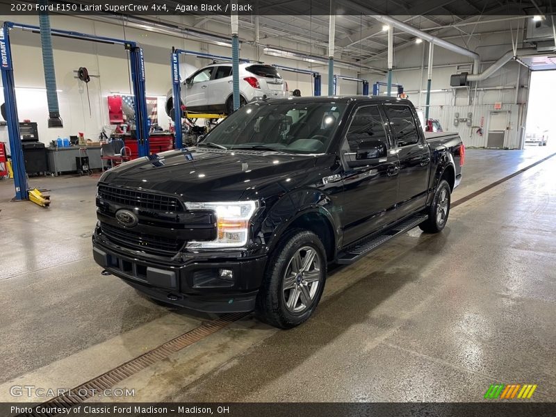 Agate Black / Black 2020 Ford F150 Lariat SuperCrew 4x4