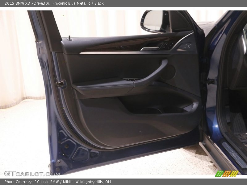 Phytonic Blue Metallic / Black 2019 BMW X3 xDrive30i