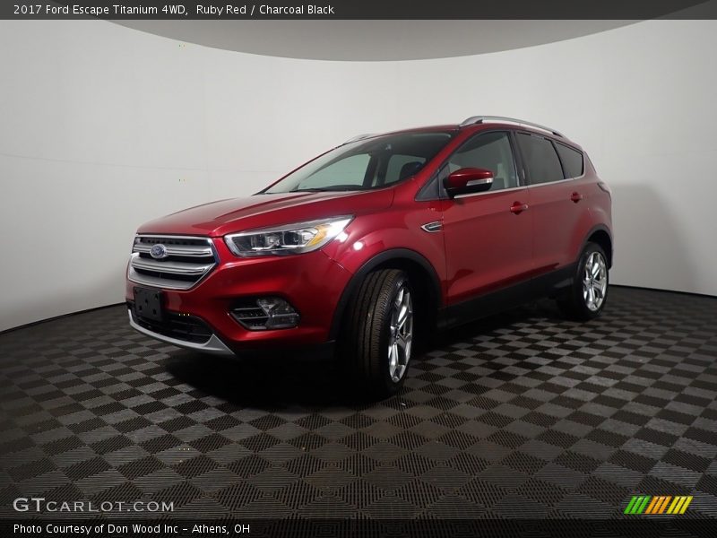 Ruby Red / Charcoal Black 2017 Ford Escape Titanium 4WD