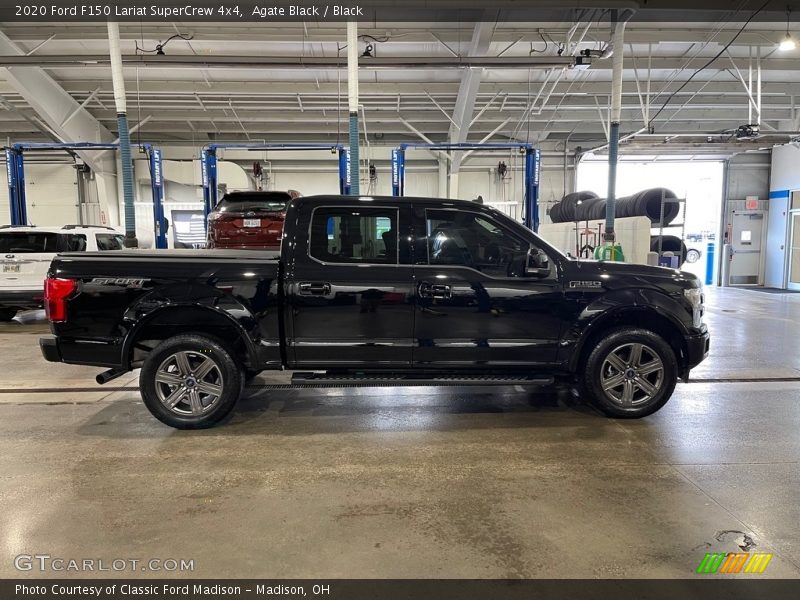 Agate Black / Black 2020 Ford F150 Lariat SuperCrew 4x4