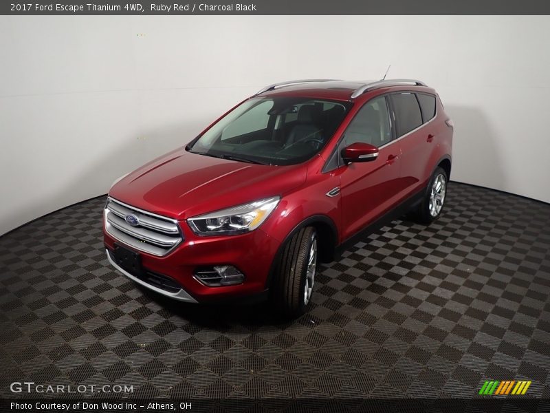 Ruby Red / Charcoal Black 2017 Ford Escape Titanium 4WD