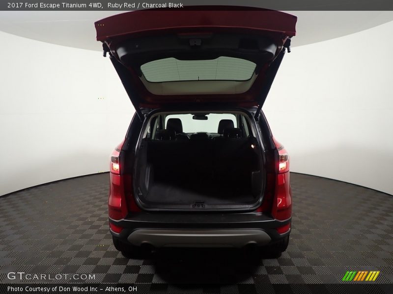 Ruby Red / Charcoal Black 2017 Ford Escape Titanium 4WD