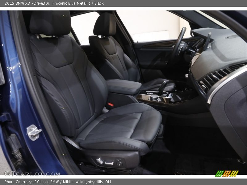 Phytonic Blue Metallic / Black 2019 BMW X3 xDrive30i
