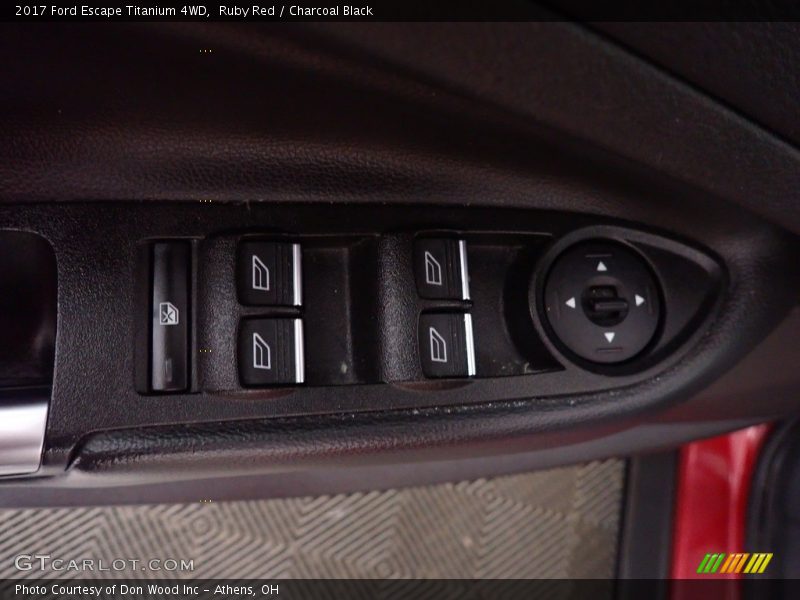 Ruby Red / Charcoal Black 2017 Ford Escape Titanium 4WD