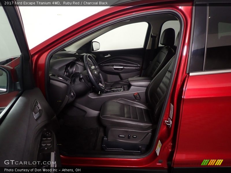 Ruby Red / Charcoal Black 2017 Ford Escape Titanium 4WD