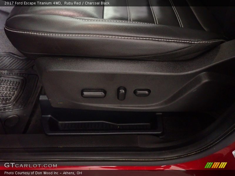 Ruby Red / Charcoal Black 2017 Ford Escape Titanium 4WD