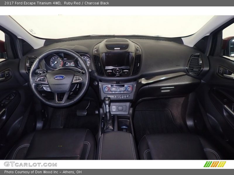 Ruby Red / Charcoal Black 2017 Ford Escape Titanium 4WD