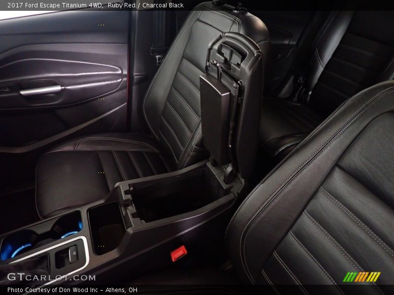 Ruby Red / Charcoal Black 2017 Ford Escape Titanium 4WD