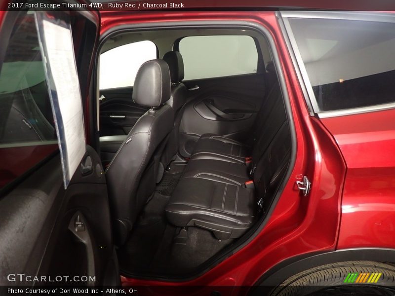 Ruby Red / Charcoal Black 2017 Ford Escape Titanium 4WD