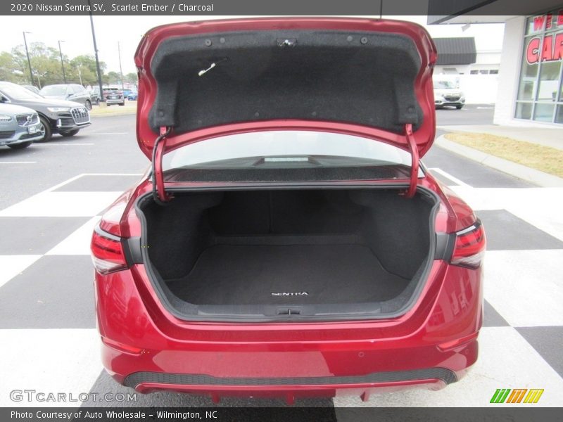 Scarlet Ember / Charcoal 2020 Nissan Sentra SV