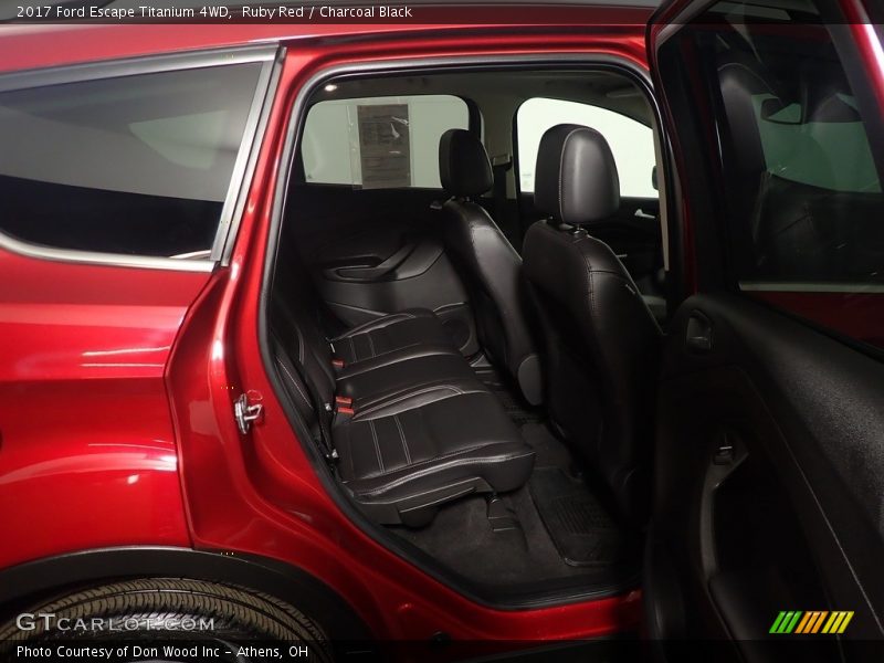 Ruby Red / Charcoal Black 2017 Ford Escape Titanium 4WD