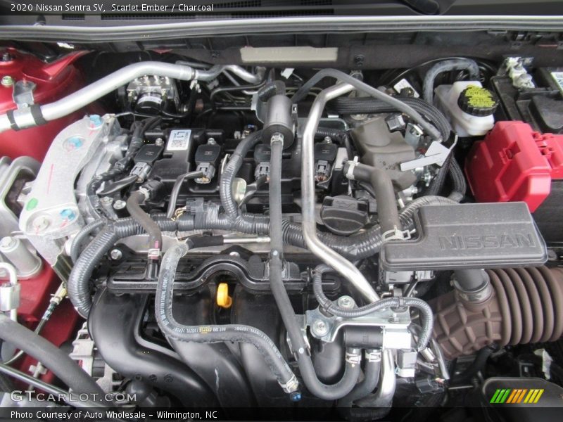 Scarlet Ember / Charcoal 2020 Nissan Sentra SV