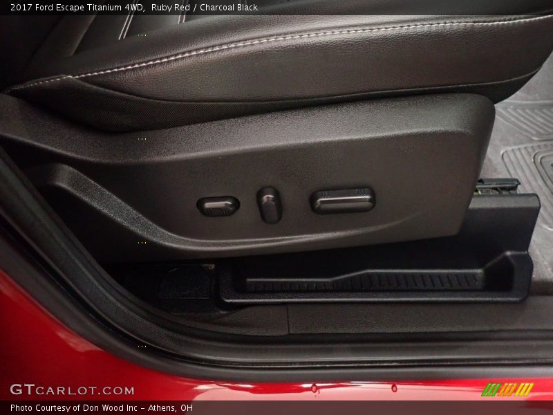 Ruby Red / Charcoal Black 2017 Ford Escape Titanium 4WD