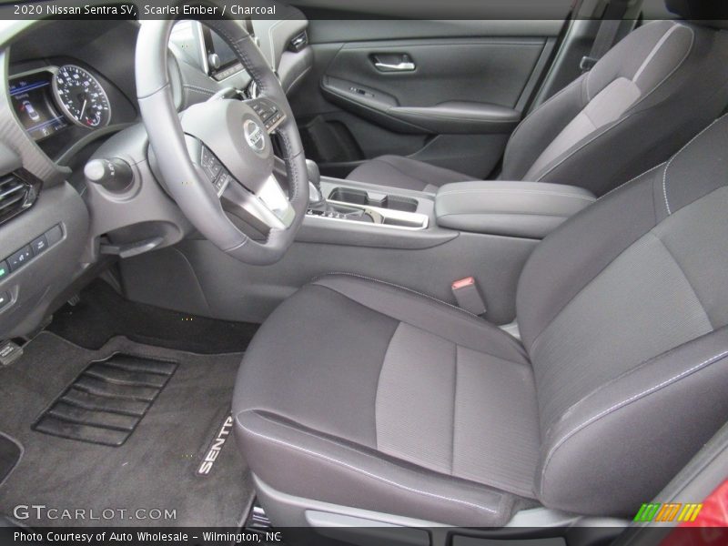 Scarlet Ember / Charcoal 2020 Nissan Sentra SV
