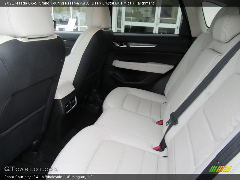 Deep Crystal Blue Mica / Parchment 2021 Mazda CX-5 Grand Touring Reserve AWD