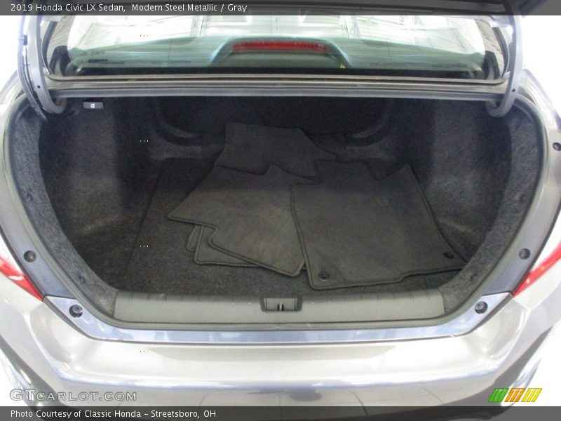 Modern Steel Metallic / Gray 2019 Honda Civic LX Sedan