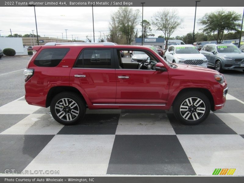  2022 4Runner Limited 4x4 Barcelona Red Metallic
