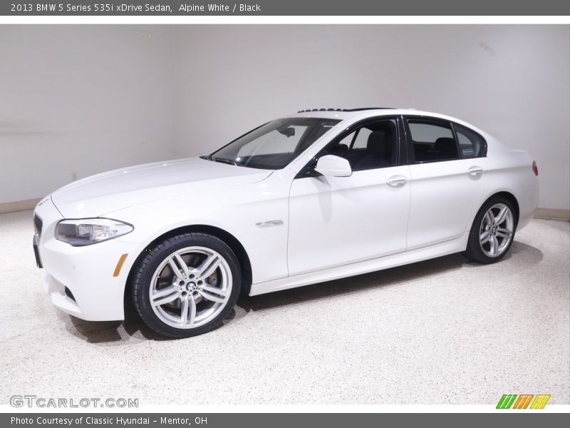 Alpine White / Black 2013 BMW 5 Series 535i xDrive Sedan