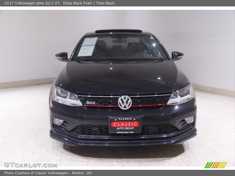 Deep Black Pearl / Titan Black 2017 Volkswagen Jetta GLI 2.0T
