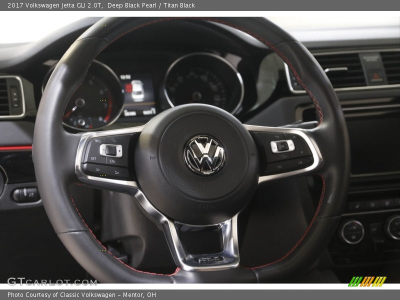 Deep Black Pearl / Titan Black 2017 Volkswagen Jetta GLI 2.0T