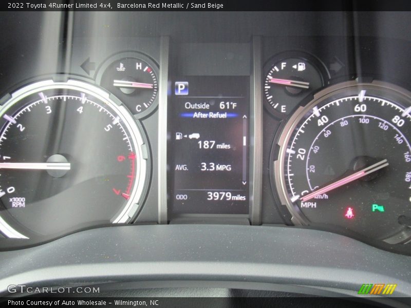  2022 4Runner Limited 4x4 Limited 4x4 Gauges