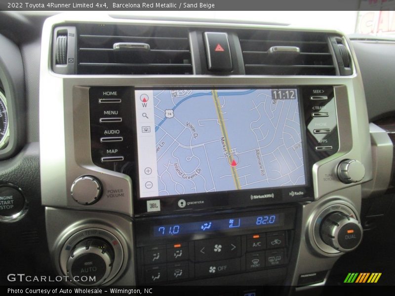 Navigation of 2022 4Runner Limited 4x4