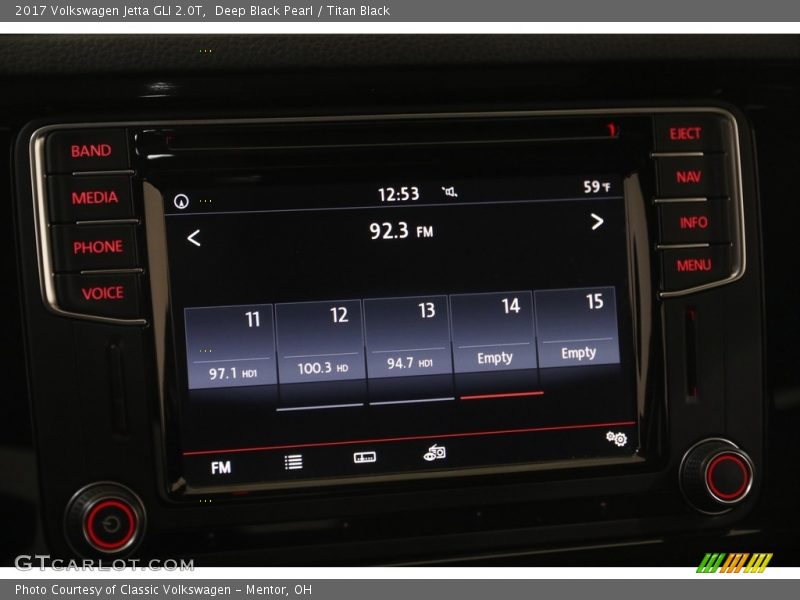 Deep Black Pearl / Titan Black 2017 Volkswagen Jetta GLI 2.0T