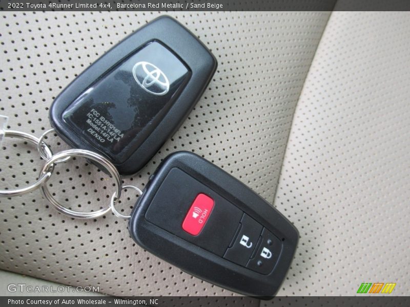 Keys of 2022 4Runner Limited 4x4
