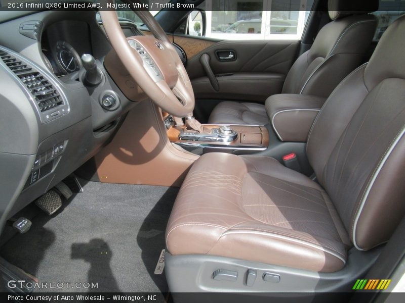  2016 QX80 Limited AWD Truffle Brown Interior