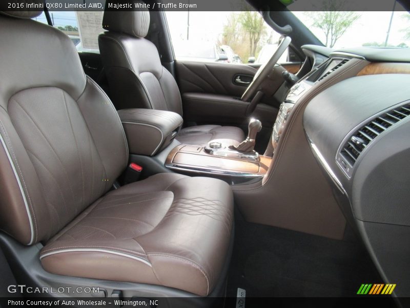 Front Seat of 2016 QX80 Limited AWD