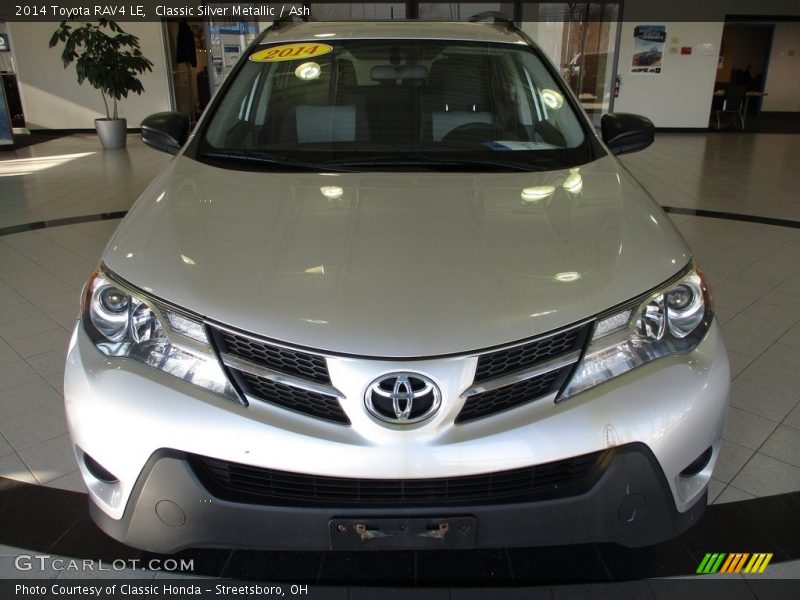 Classic Silver Metallic / Ash 2014 Toyota RAV4 LE