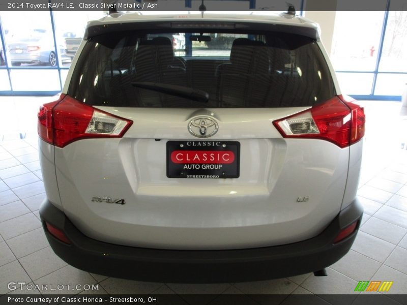 Classic Silver Metallic / Ash 2014 Toyota RAV4 LE