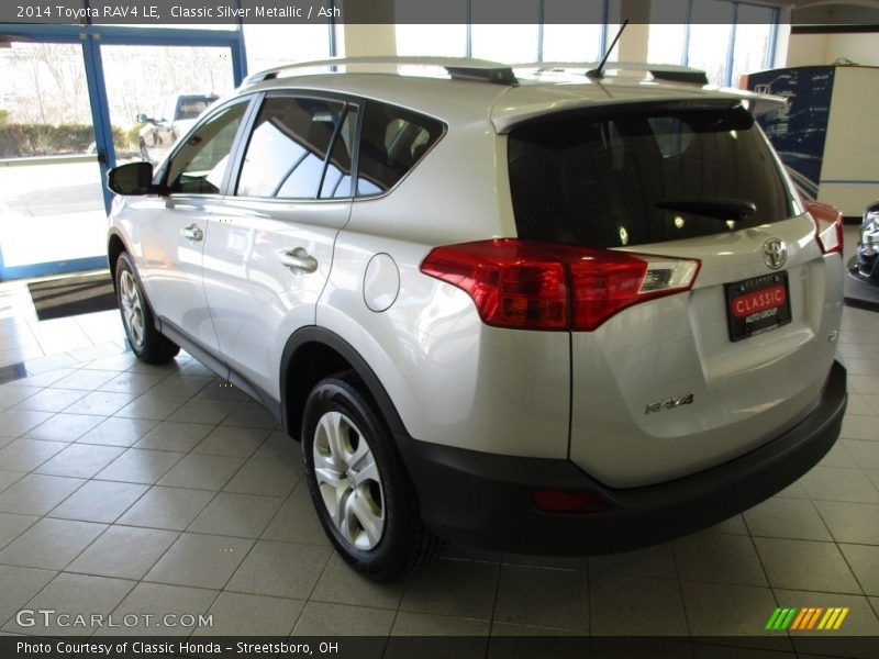 Classic Silver Metallic / Ash 2014 Toyota RAV4 LE