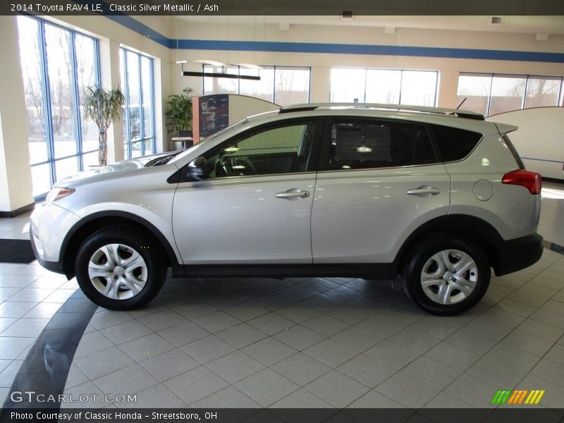 Classic Silver Metallic / Ash 2014 Toyota RAV4 LE