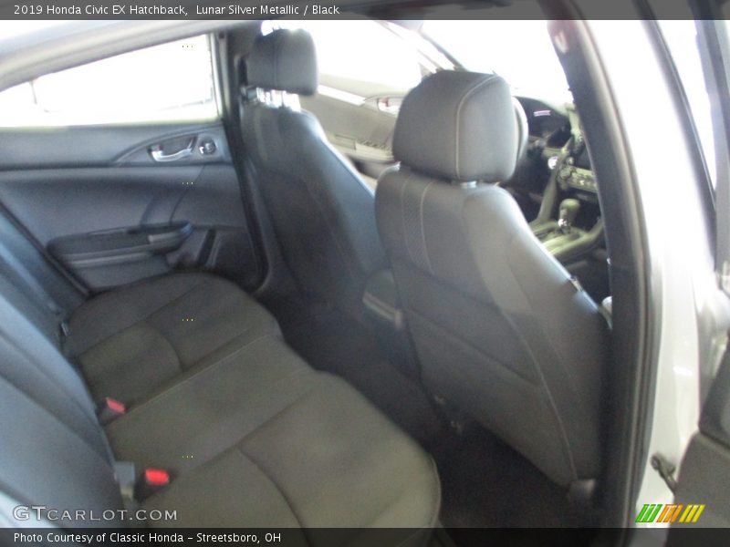 Lunar Silver Metallic / Black 2019 Honda Civic EX Hatchback