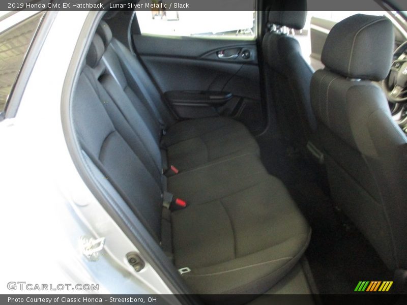 Lunar Silver Metallic / Black 2019 Honda Civic EX Hatchback