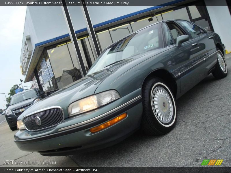 Titanium Blue Metallic / Medium Gray 1999 Buick LeSabre Custom Sedan