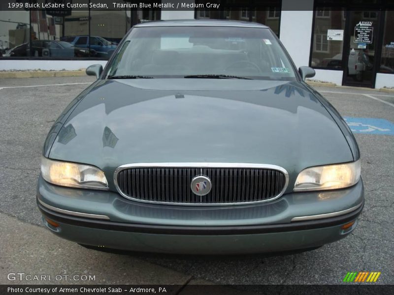 Titanium Blue Metallic / Medium Gray 1999 Buick LeSabre Custom Sedan