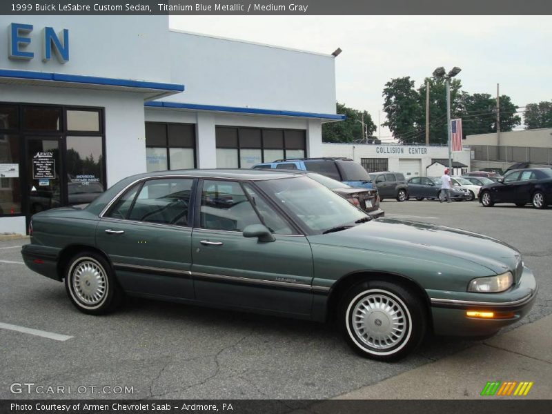 Titanium Blue Metallic / Medium Gray 1999 Buick LeSabre Custom Sedan