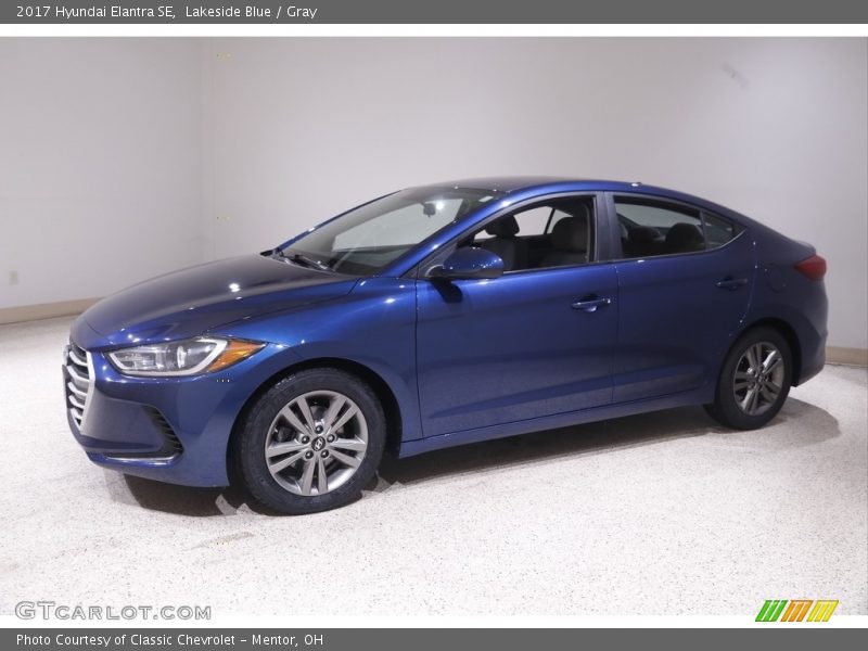 Lakeside Blue / Gray 2017 Hyundai Elantra SE