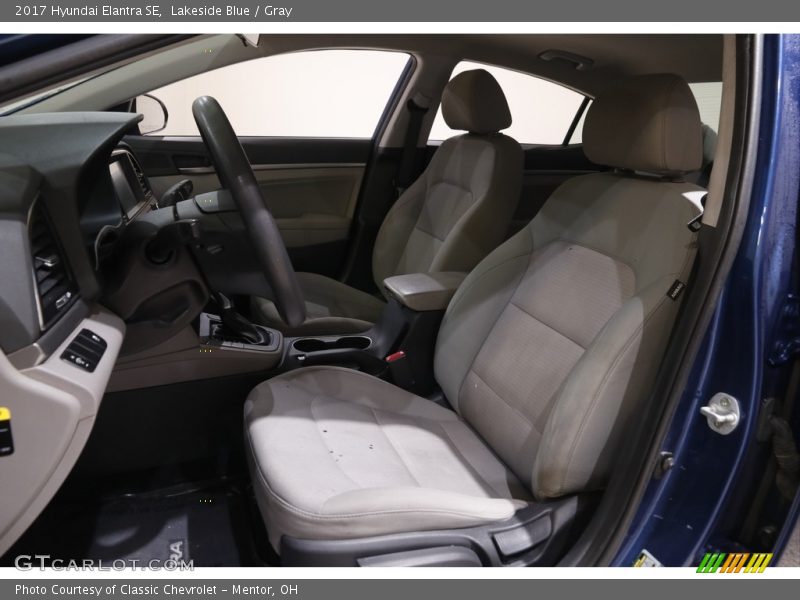 Lakeside Blue / Gray 2017 Hyundai Elantra SE