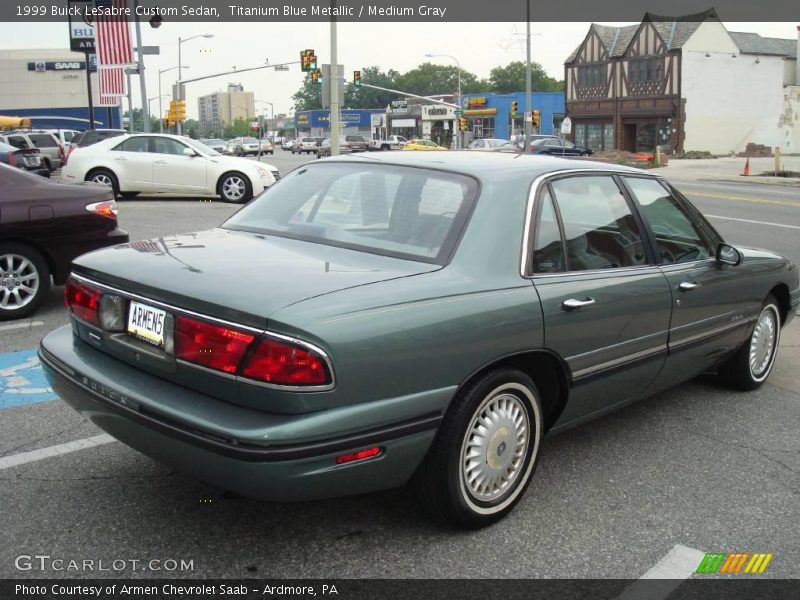 Titanium Blue Metallic / Medium Gray 1999 Buick LeSabre Custom Sedan